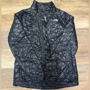 The North Face high shine bubble jacket